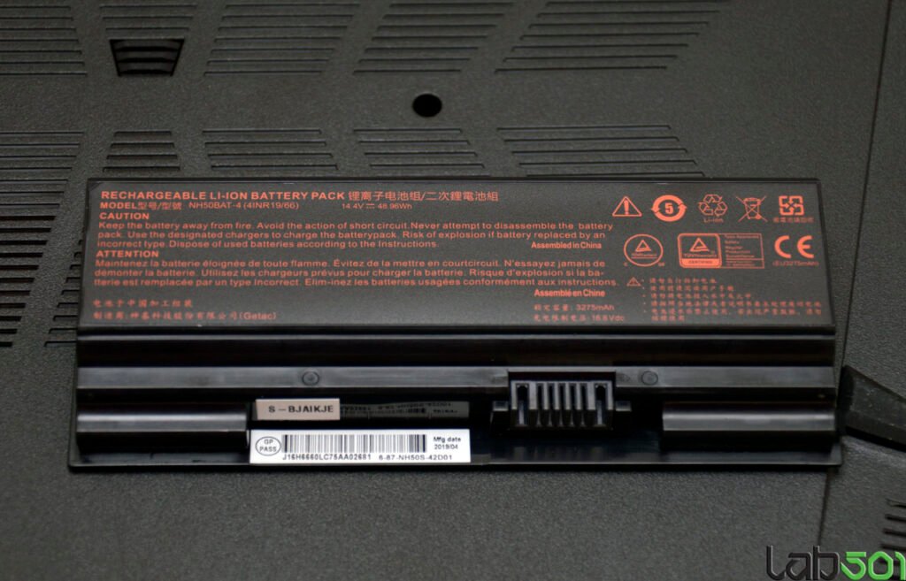 Clevo-NH70-gaming-laptop batery