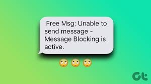 message blocking is active image