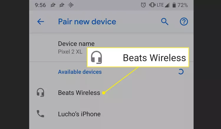 how to connect beat headphone to Andriod